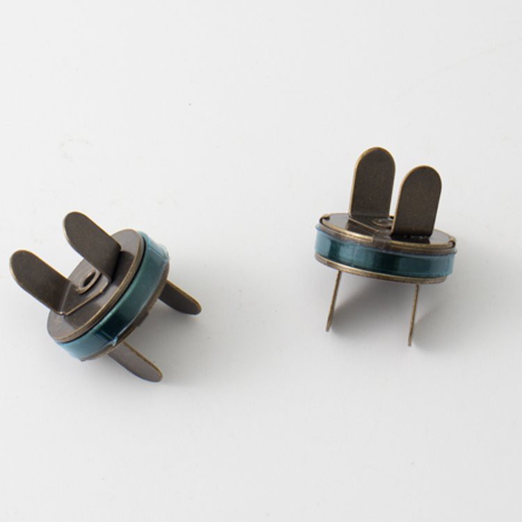 18mm Solid Color Double Sided Rivet Ultra Thin Magnetic Button for Handbag