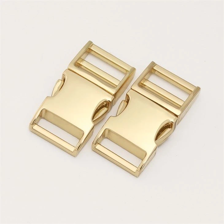 Custom Pet Chest Strap Buckle Cat And Dog Collar Webbing Buckle Metal Side Release Buckle