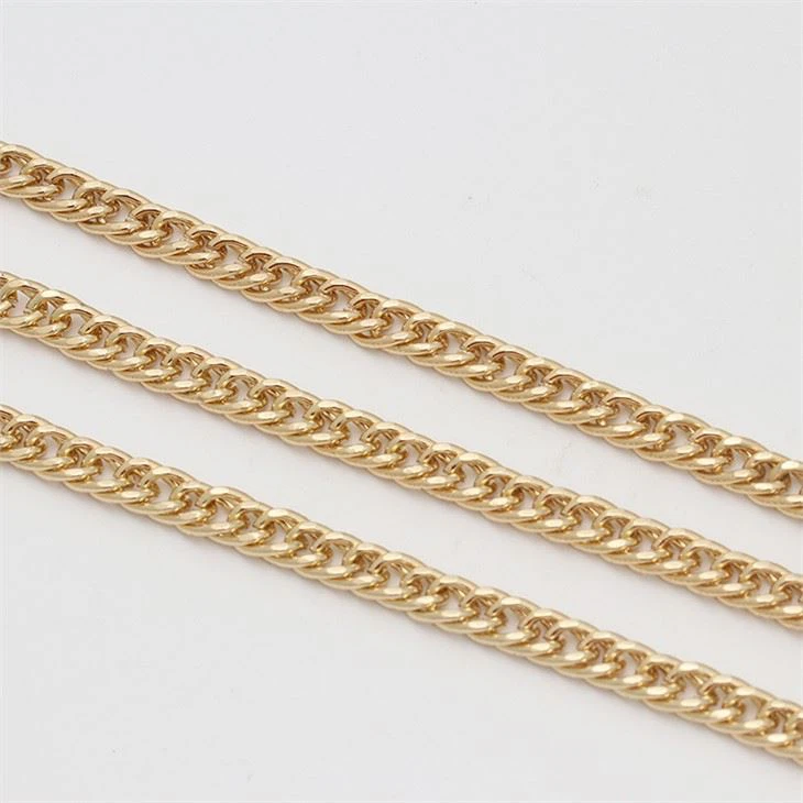 Heavy Duty Handbag Chain Double Layer Thickened Dog Chain Aluminium Bag Chain