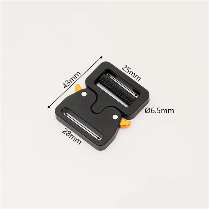 New Design Quick Silde Release Buckle Clip Tactical Belt Buckle Oxidized Black Cobra Buckle