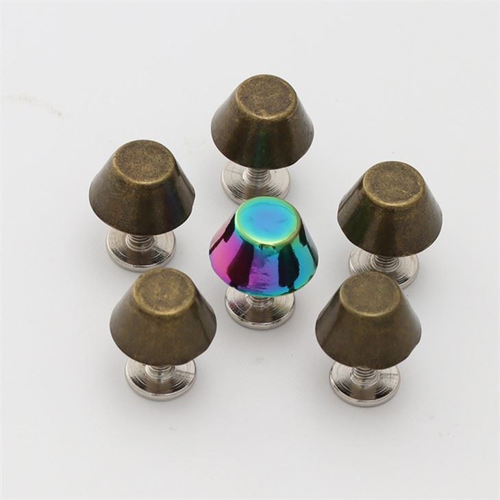 Popular Rainbow Bag Metal Foot Rivets Alloy Gold Eyelet Aluminum Alloy Foot Rivets