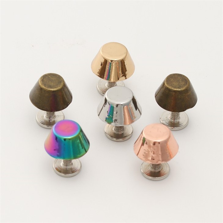 Popular Rainbow Bag Metal Foot Rivets Alloy Gold Eyelet Aluminum Alloy Foot Rivets
