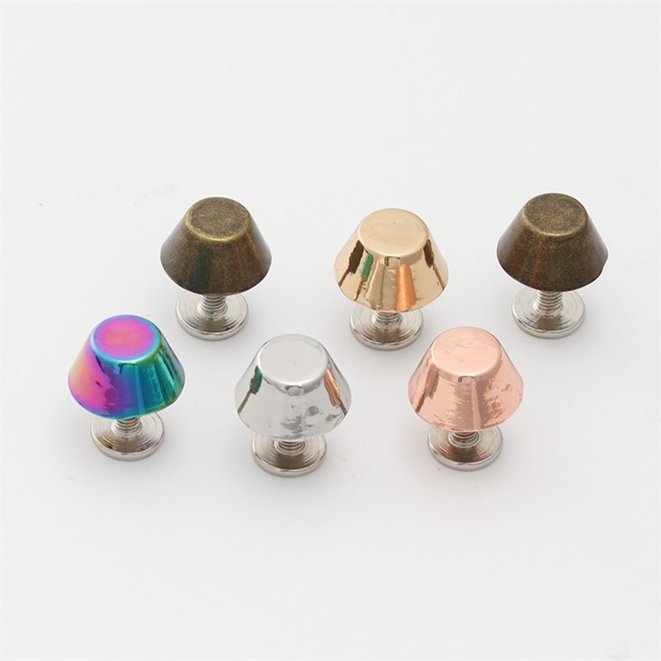 Popular Rainbow Bag Metal Foot Rivets Alloy Gold Eyelet Aluminum Alloy Foot Rivets