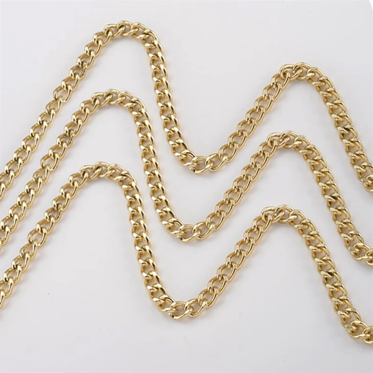 Keychain Hook Gold Metal Purse Chain