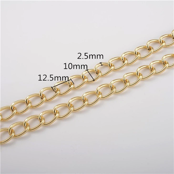 Rose Gold Twist Link Chain For Bags
