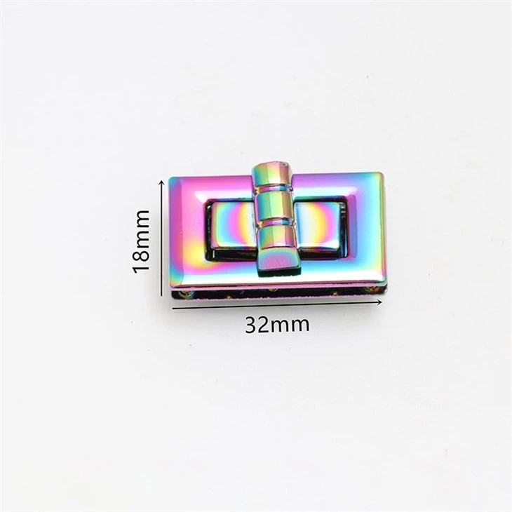 Square Twist Lock Turn Lock Clasp Closure For Handbag Purse Lock